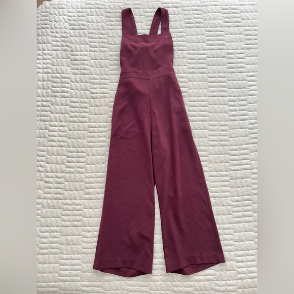 Madewell Pants - madewell plum apron jumpsuit in sz 00